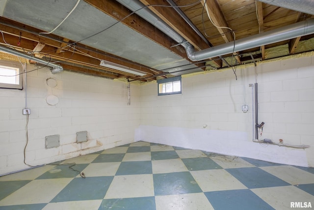 606 W Maywood Ave, Peoria, IL 61604 - below grade area with tile patterned floors