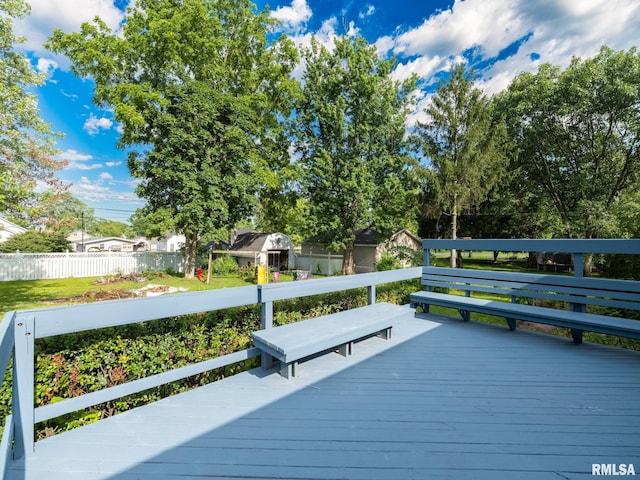 106 N 5th St, Dunlap, IL 61525 - view of wooden terrace