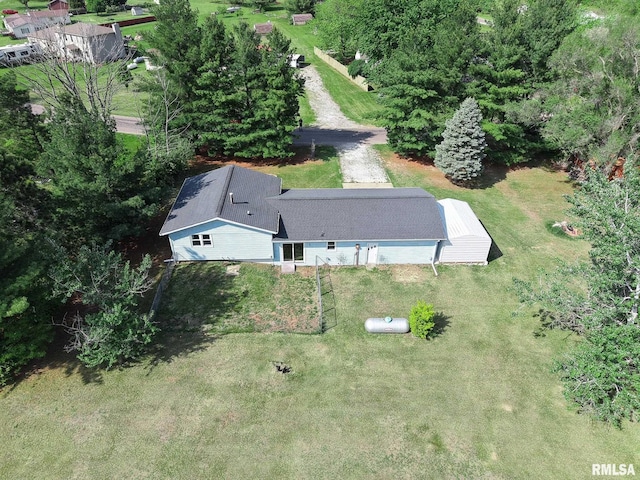 aerial view of property and surrounding area