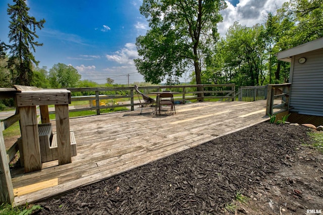 view of deck