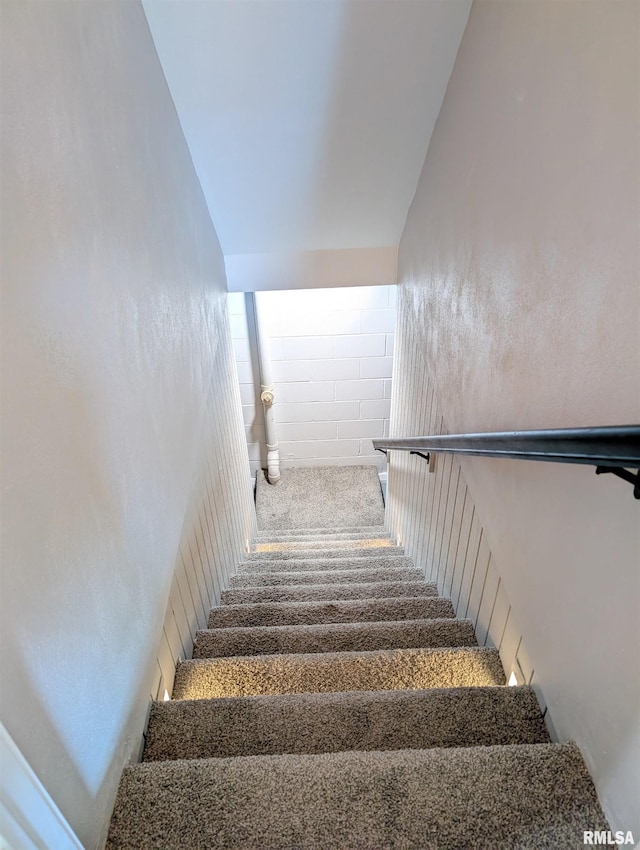 stairs with carpet