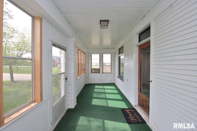 102 2nd St, Camp Grove, IL 61424 - view of unfurnished sunroom