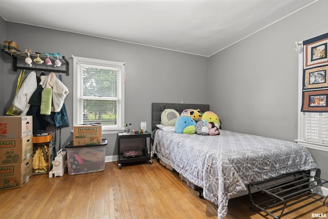 2220 W Ayres Ave, West Peoria, IL 61604 - bedroom with hardwood / wood-style flooring