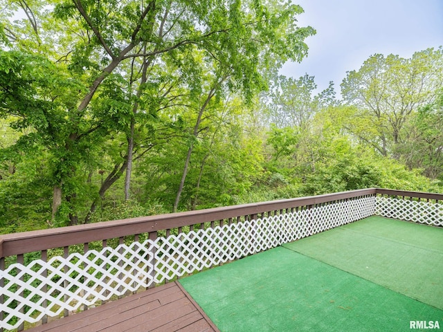 view of deck
