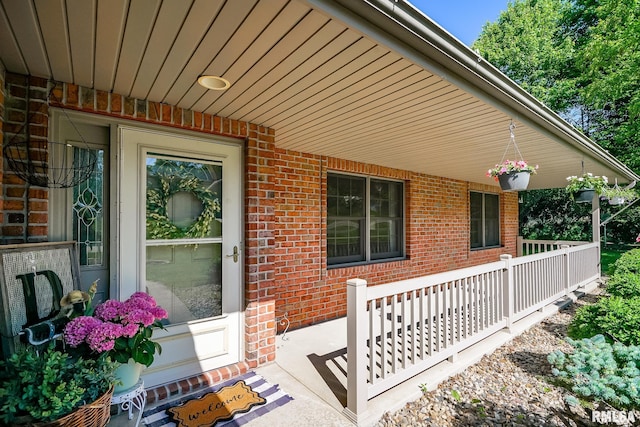 15207 N 7th St, Chillicothe, IL 61523 - property entrance featuring brick siding