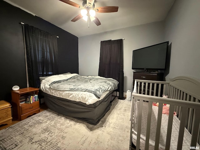 411 W Jefferson St, Macomb, IL 61455 - bedroom featuring a ceiling fan