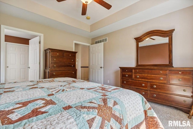 2512 Stonehenge Ct Unit 7Ashv, Peoria, IL 61615 - bedroom with carpet flooring and ceiling fan