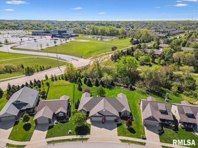 2512 Stonehenge Ct Unit 7Ashv, Peoria, IL 61615 - aerial view of residential area featuring a large body of water