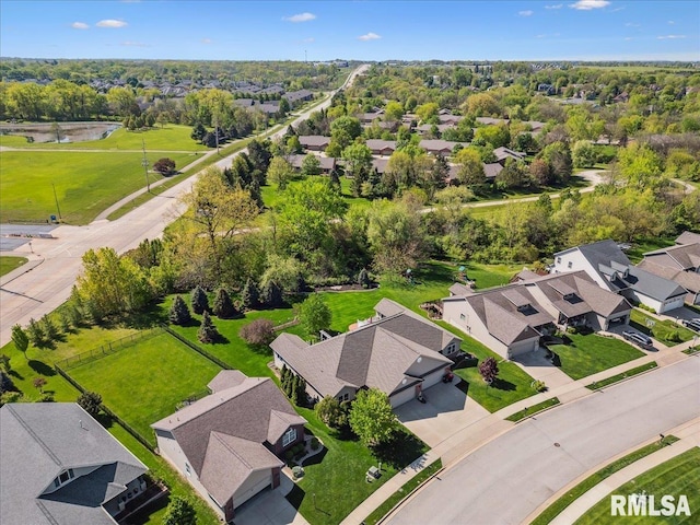 2512 Stonehenge Ct Unit 7Ashv, Peoria, IL 61615 - aerial view of residential area with a nearby body of water