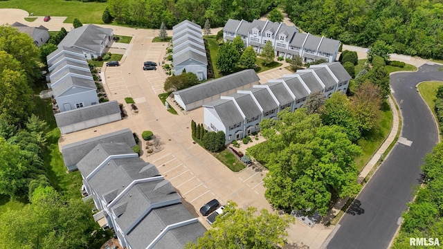 3329 W King James Rd, Peoria, IL 61615 - aerial perspective of suburban area