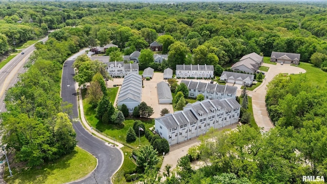 3329 W King James Rd, Peoria, IL 61615 - bird's eye view of a forest