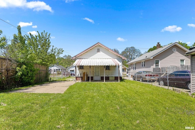 view of rear view of property