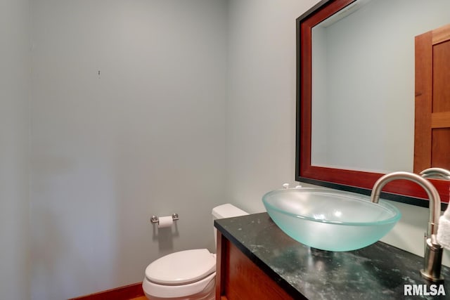 6 Marty Ln, Macomb, IL 61455 - bathroom with toilet and vanity