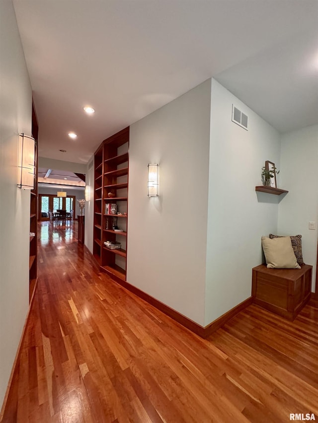 6 Marty Ln, Macomb, IL 61455 - hall with wood finished floors and recessed lighting