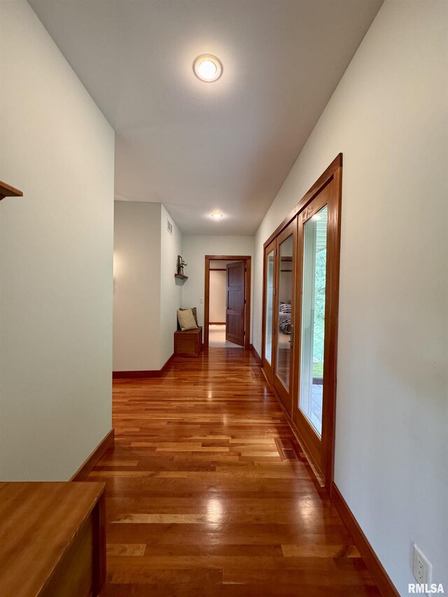 6 Marty Ln, Macomb, IL 61455 - hallway with wood finished floors