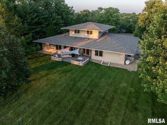 6 Marty Ln, Macomb, IL 61455 - view from above of property featuring a forest