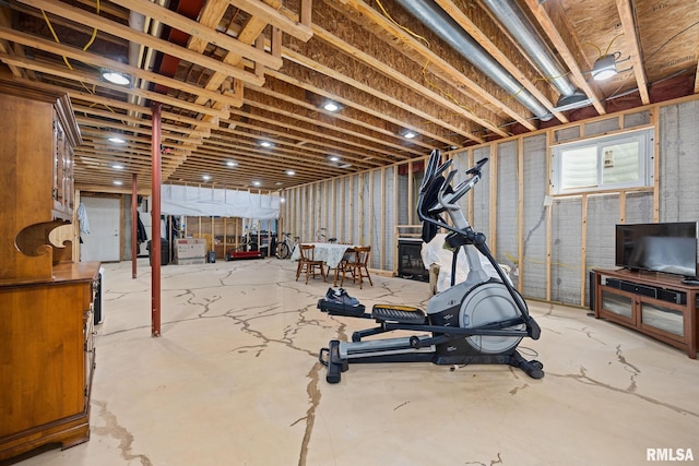 view of workout room