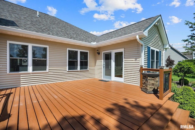 view of deck