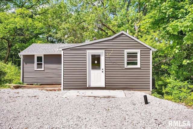 153 Spring Creek Ter, East Peoria, IL 61611 - view of outdoor structure with view of scattered trees