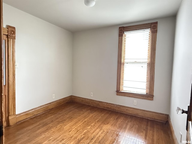 844 Walnut Rd, La Salle, IL 61354 - empty room with light wood-style floors and baseboards