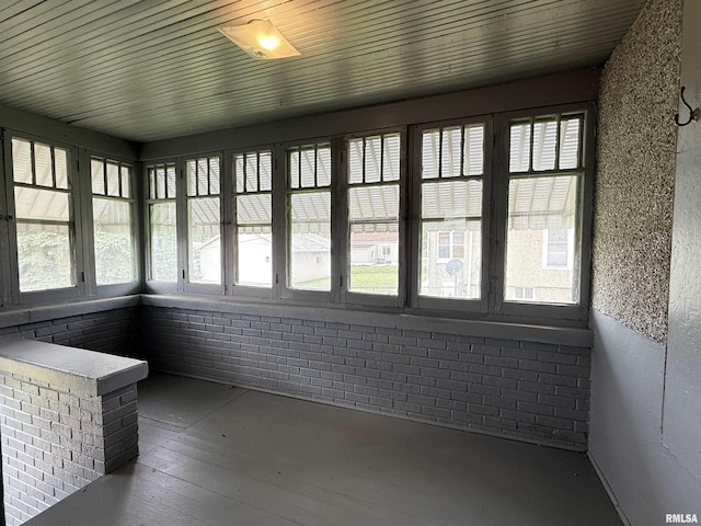 844 Walnut Rd, La Salle, IL 61354 - unfurnished sunroom featuring wood-type flooring and french doors
