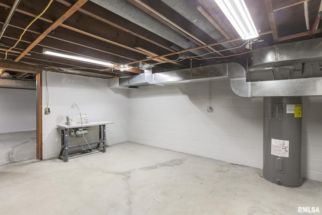 113 W Essex St, Glasford, IL 61533 - view of unfinished below grade area