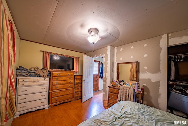 128 W Spruce St, Canton, IL 61520 - bedroom with light wood-style flooring