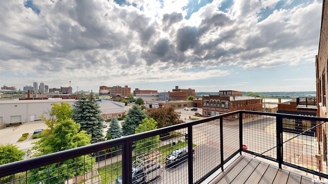 1001 SW Adams St Unit 304, Peoria, IL 61602 - balcony with a city view
