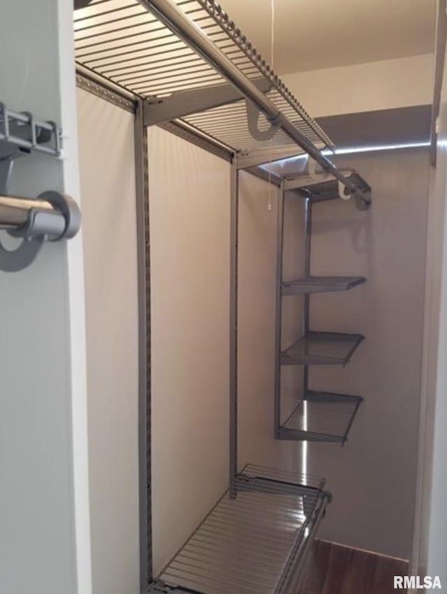 125 SW Jefferson Ave Unit W4S, Peoria, IL 61602 - spacious closet featuring dark wood-type flooring