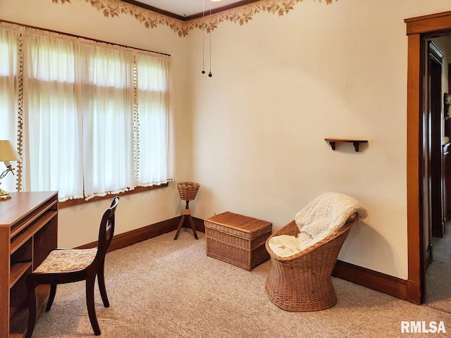 418 W Clinton St, Toulon, IL 61483 - carpeted office space featuring baseboards