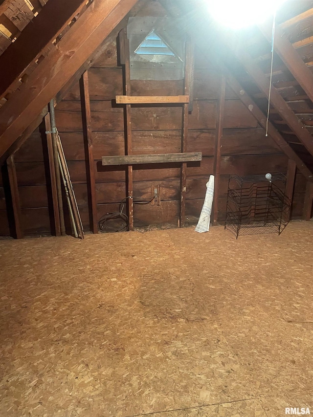 623 S Randolph St, Macomb, IL 61455 - view of unfinished attic