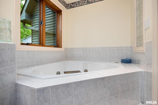 131 Lakeside Pl, Dahinda, IL 61428 - bathroom featuring a garden tub