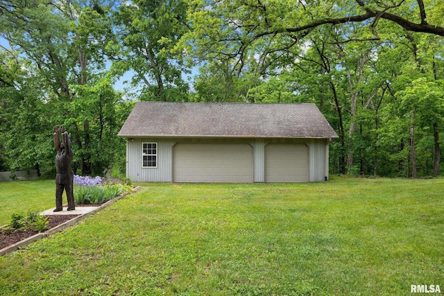 131 Lakeside Pl, Dahinda, IL 61428 - view of detached garage