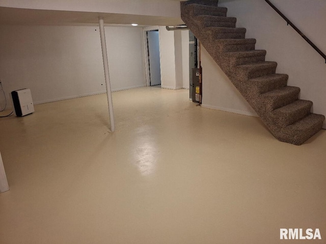1907 Chicory Rd, Pekin, IL 61554 - finished basement featuring stairs and baseboards