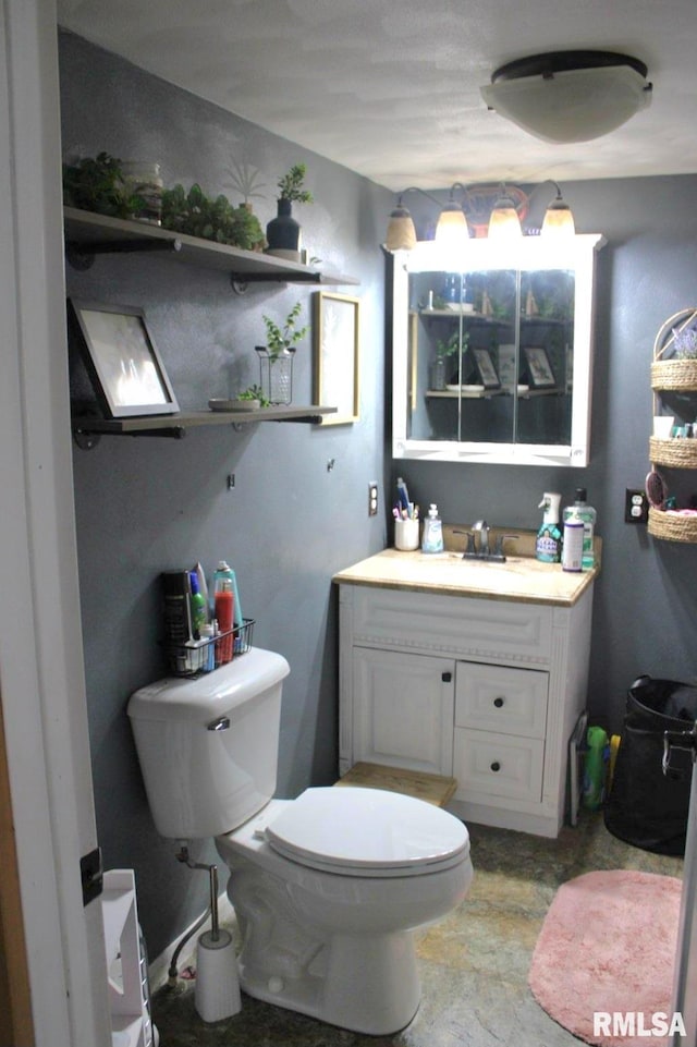 16338 E Red Maple Ln, Lewistown, IL 61542 - bathroom with toilet and vanity