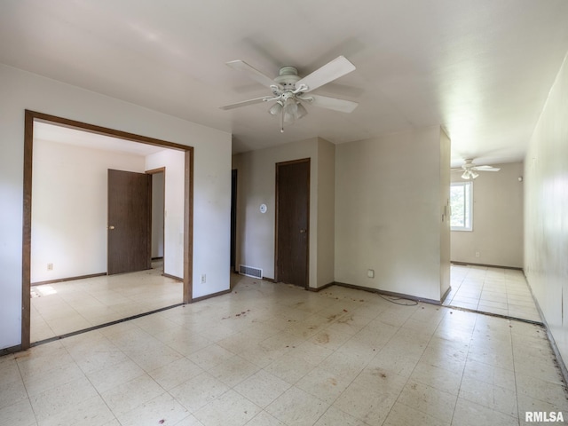 1908 N Idaho St, Peoria, IL 61604 - spare room with ceiling fan