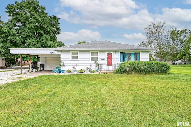 1202 W Purtscher Dr, Peoria, IL 61614 - view of front of house featuring driveway, an attached garage, and a front yard