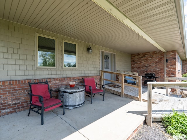 26620 Schuck Rd, Washington, IL 61571 - view of patio featuring grilling area