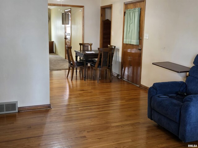 407 N 12th Ave, Canton, IL 61520 - dining space with wood finished floors and baseboards