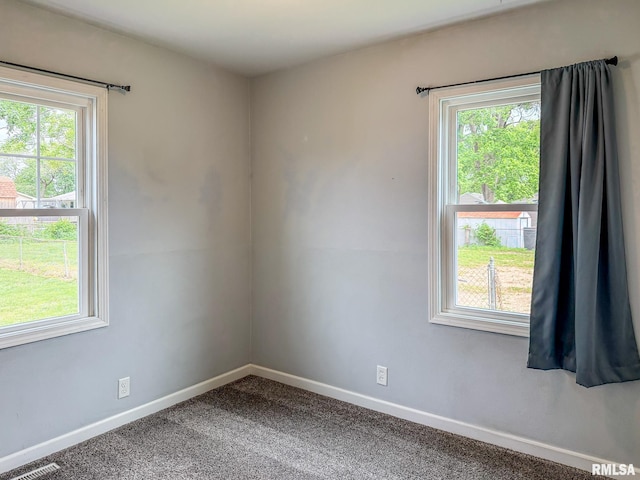 311 N 5th St, Chillicothe, IL 61523 - spare room featuring plenty of natural light, baseboards, and carpet floors