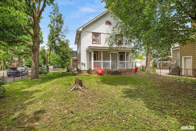 1006 N Maplewood Ave, Peoria, IL 61606 - back of house with covered porch