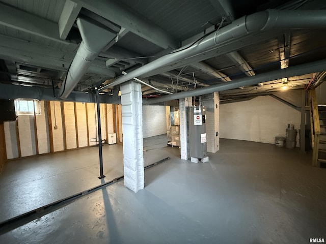 210 Minch St, South Pekin, IL 61564 - below grade area with water heater