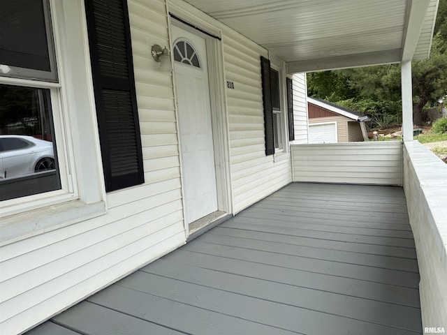 210 Minch St, South Pekin, IL 61564 - view of wooden porch