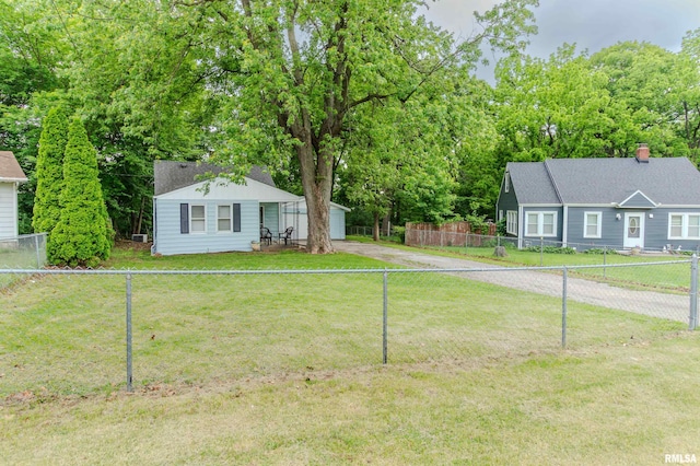 153 Hollywood Cir, Creve Coeur, IL 61610 - view of front of house with roof with shingles and a chimney