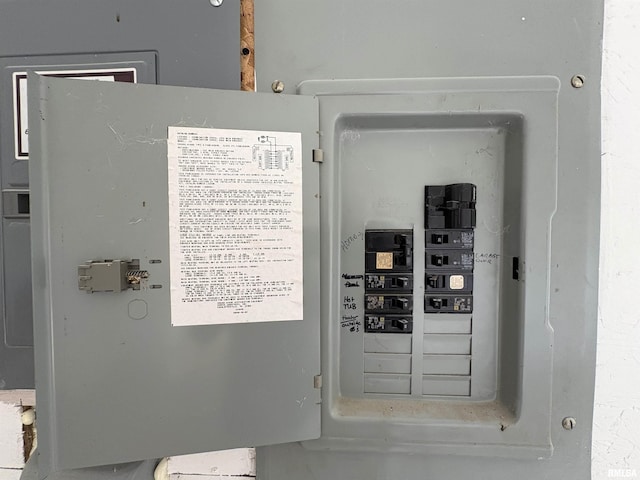 606 Lasalle Blvd, Marquette Heights, IL 61554 - utility room featuring electric panel
