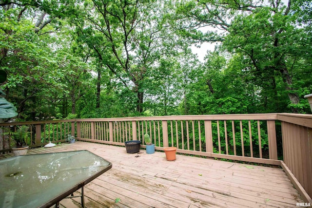 32 Black Partridge Run, Hopewell, IL 61565 - view of wooden deck