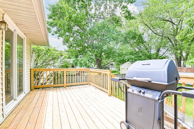 311 Juniper Ln, East Peoria, IL 61611 - deck featuring area for grilling