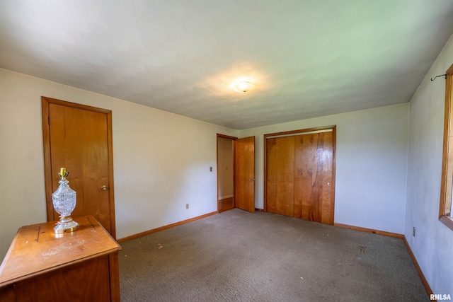 23907 Veterans Rd, Morton, IL 61550 - unfurnished bedroom with carpet, baseboards, and a closet