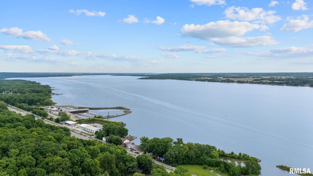 4407 N Grandview Dr, Peoria Heights, IL 61483 - bird's eye view of a nearby body of water