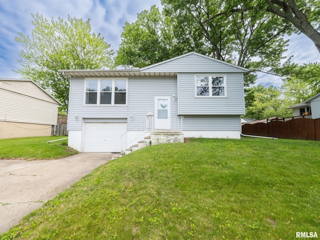 1402 Lincoln Rd, Marquette Heights, IL 61554 - view of front of property featuring concrete driveway and a garage